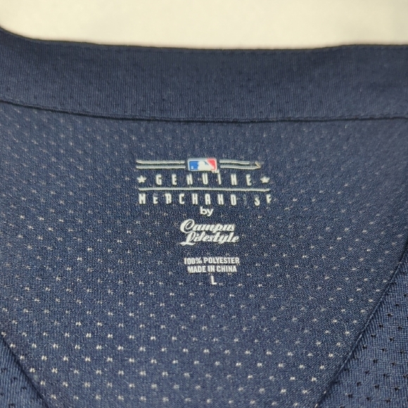 Women's Blue  Minnesota Twins Jersey Top - Picture 3 of 9